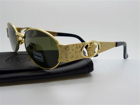 versace sunglasses old school metal frame|genuine Versace sunglasses.